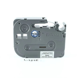 Taśma laminowana Supvan przezr./czarny druk 9 mm x 8m L-121E