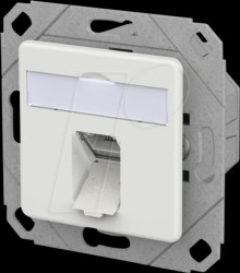 130E371127-I E-DAT Modul Cat.6a LSA++ 1 Port UPk traffic white