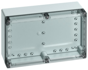 Obudowa ABS szerokość zew. 162 mm długość zew. 252 mm wys. zew. 90 mm Günther Spelsberg IP67 Szary