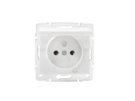 LOGI Gniazdo francuskie IP-44 02-1560-102 białe 25087 KANLUX