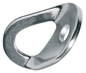 Płyta kotwicząca, typ: Punkt kotwiczenia, materiał: Stal nierdzewna, dł.: 53mm