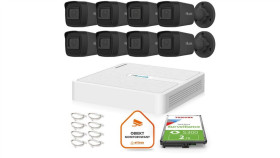 Zestaw Do Monitoringu Hilook 2 Kamery Ip Ipcam-B4-P Black 2K