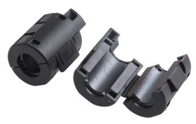 Zacisk ferrytowy średnica otworu 7mm Urządzenia peryferyjne komputerów, telewizja cyfrowa, wewnętrzne i zewnętrzne