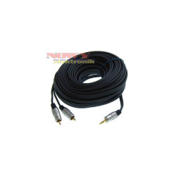 Kabel Jack 3,5 Stereo-2xRCA 20m VITALCO