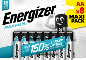 Baterie AA Energizer 1.5V, alkaliczna 2.5Ah AA Energizer MAX PLUS