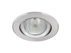 Oczko halogenowe, oprawa sufitowa punktowa ruchoma TESON AL-DTO50 50W JDR GU10 IP20 aluminium 07370 KANLUX