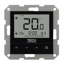 TECH F-4Z V2 - Regulator pokojowy bezprzewodowy doramkowy kolor czarny