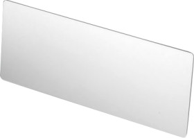 Front/rear panel, straight, die-cast aluminum, (W x H) 357.8 x 135.2 mm, 3 U/63 HP, silver, A0336370