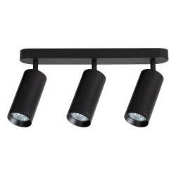 Oprawa reflektorki sufitowe Mica Spot Czarny 3xGU10 ML1147 Milagro