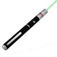 LASER14-R03P Wskaźnik laserowy zielony - kształt długopisu 2 x R03 (czarny, metalowy) punktowy