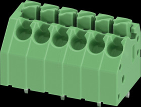 1985234 PCB terminal block, 6-pole, RM: 3.5 mm, 0.2 - 1.5 mm²