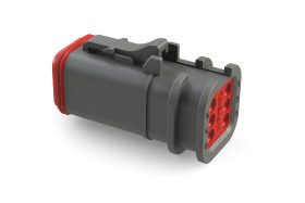 Złącze samochodowe 6-pinowe Amphenol Industrial 3-rzędowe Żeński 13A AT Montaż na kablu Złącze samochodowe