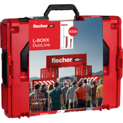 Fischer 558626 Duo-Line Dowel Set 833 parts in robust L-BOXX 102