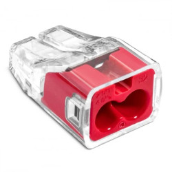 Szybkozłączka SCP2 B10 IDEALNA wtykowa do drutów i wielodrutów 2-torowa 4mm² 32A 450V 88001001 /10 szt./