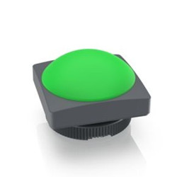 Soczewki do wskaźników, Zielony, Kwadratowy, długość: 22.3mm