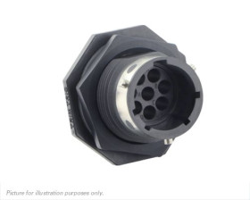 Złącze okrągłe 8-pinowe Standard Panel Wtyk Souriau Sunbank by Eaton Męski IP68, IP69K UTGX