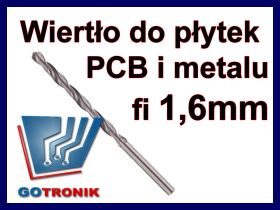 Wiertło HSS fi 1,6mm