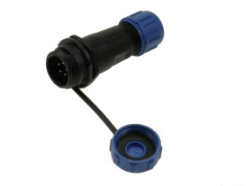 Wtyk; SP1311C/P5I-C; 5 torów; lutowany; 0,75mm2; 4-6,5mm; SP13; na przewód; IP68; 5A; 180V; Weipu; RoHS; SP1311/P5I-C