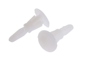 Wspornik słupkowy PCB RLCBSR-04-01-BLANC, Ø 3.18mm, H 6.4mm, 9.5mm , materiał: Nylonowe, Essentra