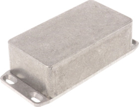 Aluminum die cast enclosure, (L x W x H) 113 x 60 x 38 mm, natural, IP54, 1590B2FL