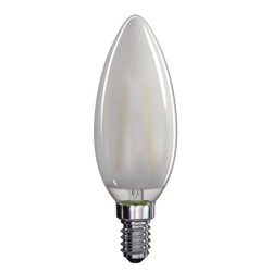 Żarówka LED 4W E14 matowa 465lm 2700K świeczka FILAMENT Z74215