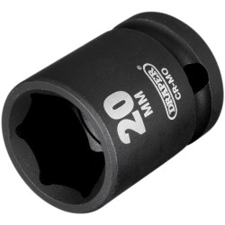 Draper 20184 Hi-TORQ® Impact Socket, 1/2 Sq. Dr., 20mm