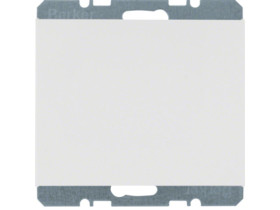 BERKER K.1 Zaślepka z elementem centralnym biały 6710457009 HAGER