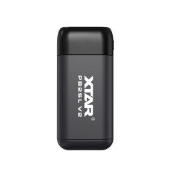 Ładowarka / power bank do akumulatorów cylindrycznych Li-ion 18650 / 20700 / 21700 Xtar PB2SL V2 czarny