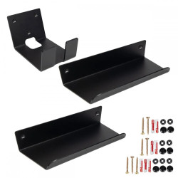 Wieszak metalowy uchwyt na rower - zestaw 3 częściowy