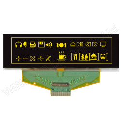 Winstar WEX025664BLPP3N00000 OLED Display 256x64 Yellow/Black 3.12&quot;