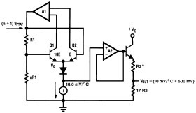 Automotive (Grade 0), 3V to 36V, ±2°C analog-output temperature sensor