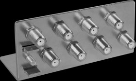 QEW00850 Earthing angles, two-rowed, 8-way