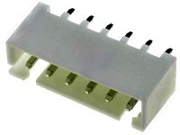 TMX06-W/3 Złącze mocy, wtyk do druku, prosty - 6pin - raster: 2.5mm (z kluczem) - kpl. 3 sztuki