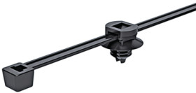 Cable tie, PA, (L x W) 202 x 4.6 mm, bundle-Ø 4 to 45 mm, black, -40 to 105 °C, 150-77941