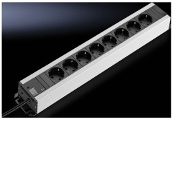 Rittal 7240.510 Power Strip 7x Aluminium Durable Efficient