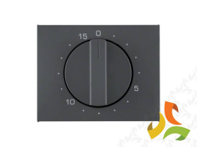BERKER K.1 Płytka czołowa z pokrętłem do mechanicznego wyłącznika czasowy 0-15 min antracyt mat lakierowany 16347106 HAGER