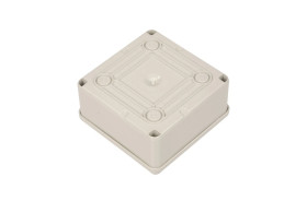 Puszka natynkowa 100x100x50mm tworzywo IP56 szara OL20021