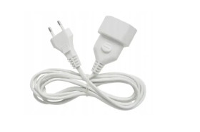 PRZEDŁUŻACZ 1GN 5m BIAŁY PŁASKI