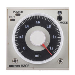 Timer Relay Szyna DIN 100 → 125 V dc, 100 → 240V ac DPDT 2-stykowy Omron DPDT 0.05 s → 300h H3CR