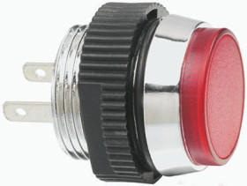 Wskaźnik do montażu panelowego SKCD Czerwony Wypust Signal Construct 28V 16 mm IP67