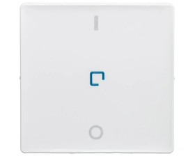 VALENA LIFE Plakietka łącznika ze wskaźnikiem biały 755040