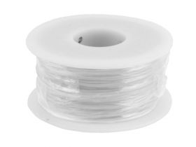 Przewód miedziany cynowany 0,25mm² biały 25m