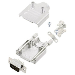 Amphenol L17MHDM15&#x2B;L717HDA26P D-Sub Pin Strip Set 26 Pins Solder Bucket