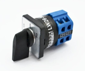 LW26-10-M0-F/2P 102 przełącznik krzywkowy obrotowy ON-OFF-ON, 10A / 400Vac