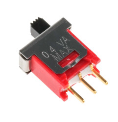 Przełącznik suwakowy, SPDT, montaż PCB, 20V ac/dc, 400 mA przy 20 V, -30 → +85°C, RS PRO