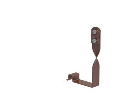 LA 8017 uchwyt pod dachówkę z zamkiem/skręcony/skr. 91106714 ELKO-BIS