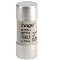 Bezpiecznik 20A 22.2 x 58mm 690V Hager