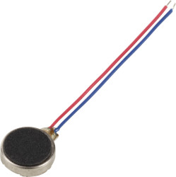 TRU COMPONENTS TC-13324648 Silnik wibracyjny 3 V/DC, 8 x 20 mm 2,5 - 4 V/DC