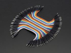 Adafruit Premium Male/Male Jumper Wires - 40 x 3" (75mm)