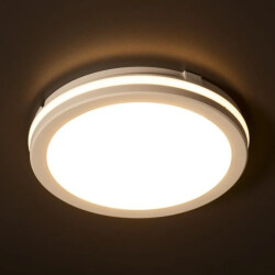 Plafoniera LED BENO ECO 20W CCT O W 1850lm(WW)/2000lm(NW)/1900lm(CW) 3000/4000/6500K regulacja barwy IP65 biały 38382